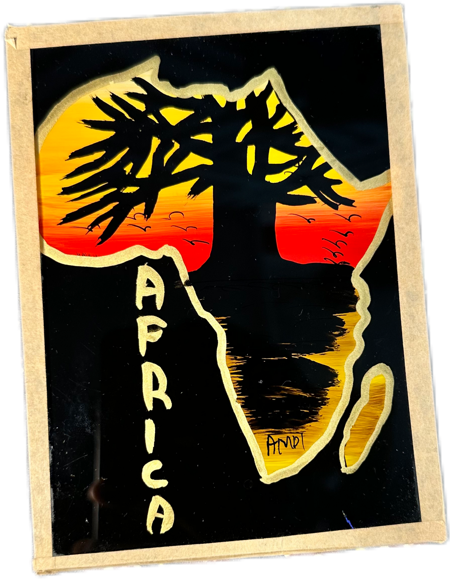 Pintura sobre cristal 10