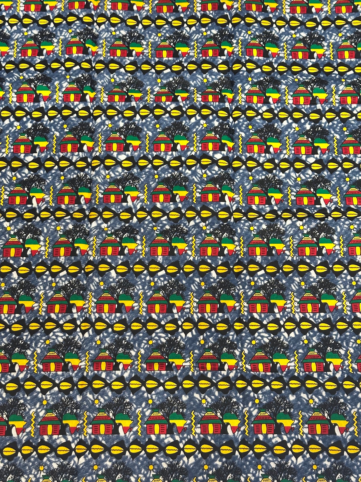 Telas africanas wax rasta fari