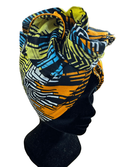 Turbante con alambre 5