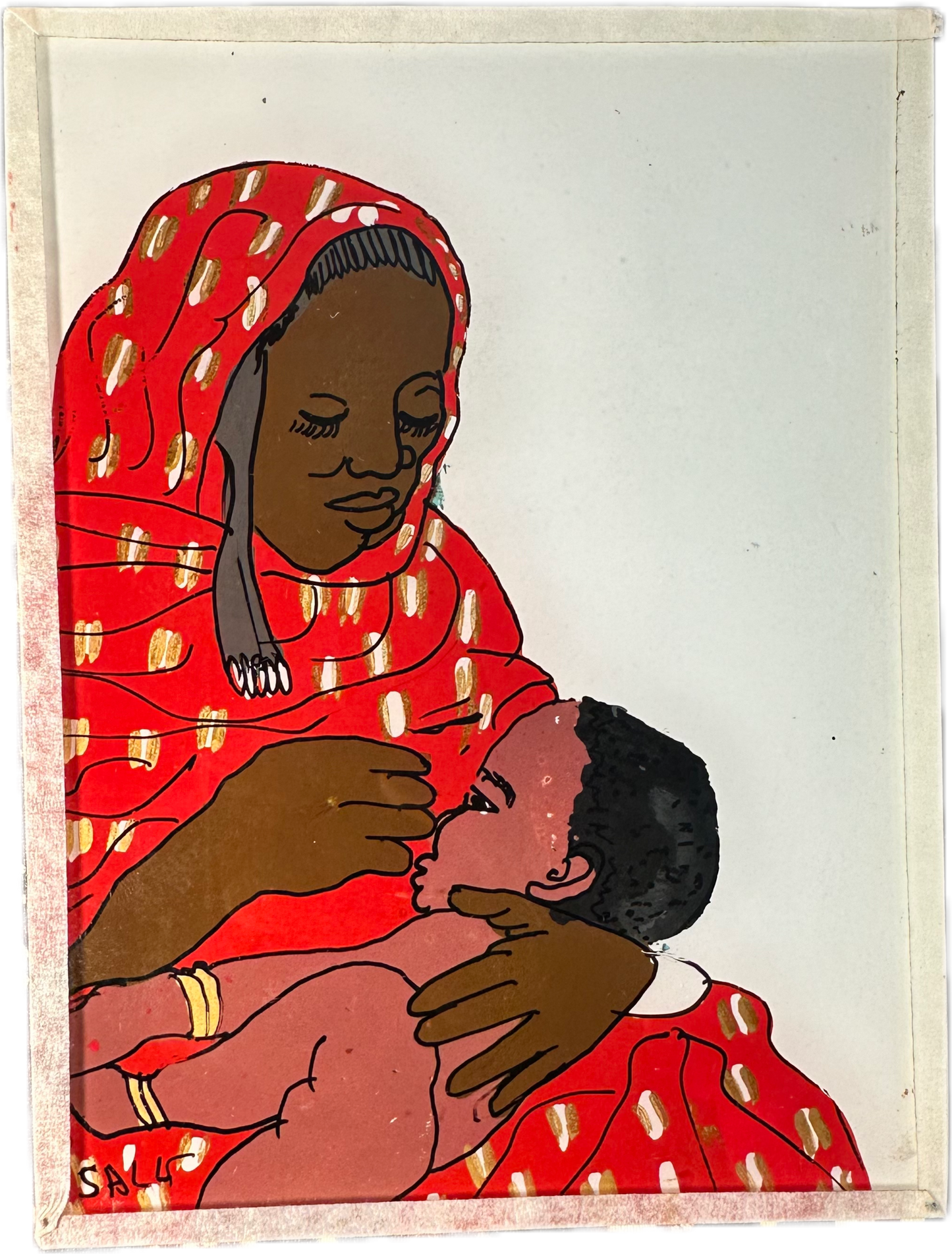 Pintura sobre cristal 8