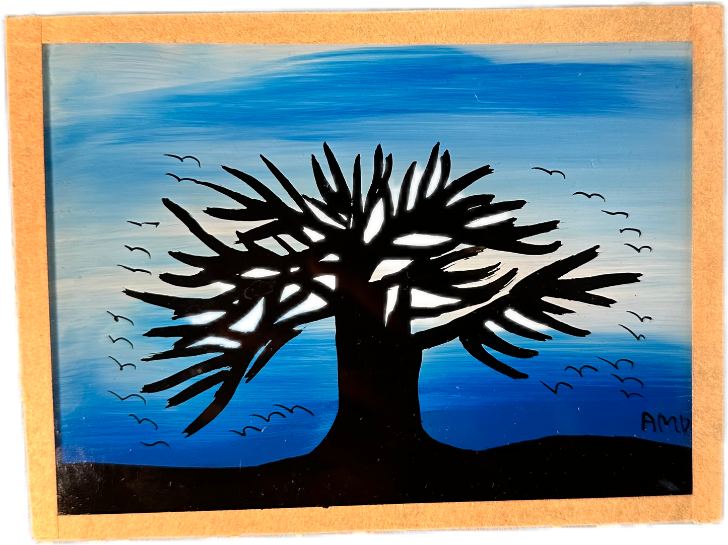 Pintura sobre cristal 2