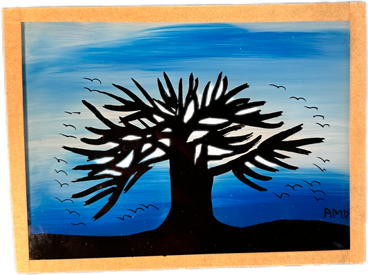 Pintura sobre cristal 2