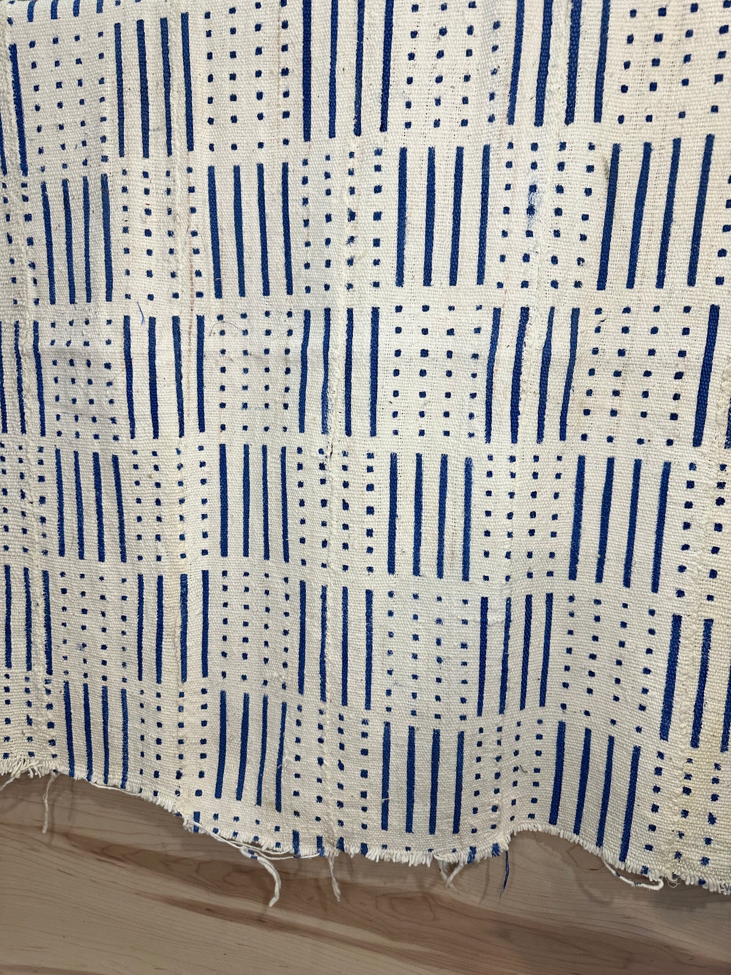 Blaco y azul