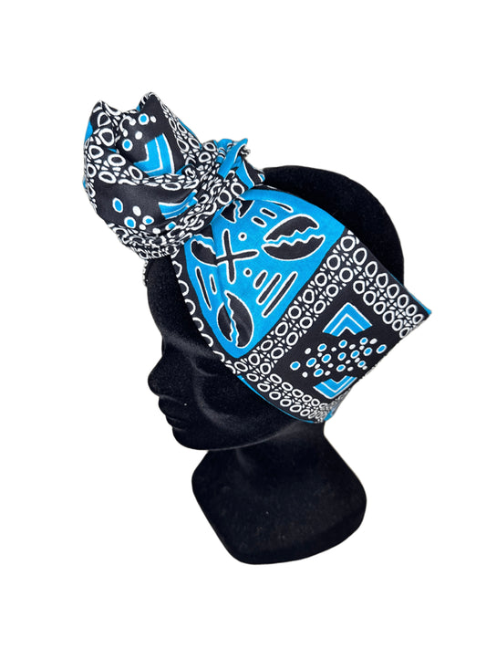 Turbante con alambre 1