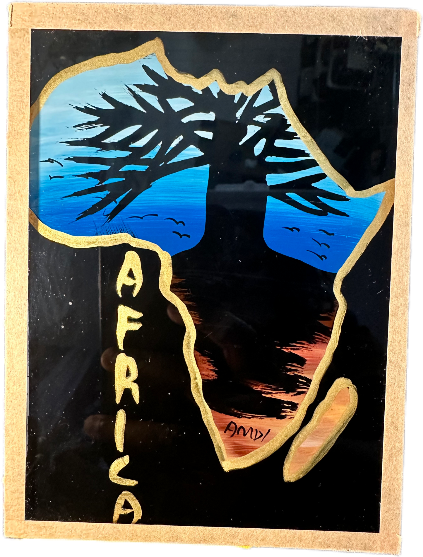 Pintura sobre cristal 13