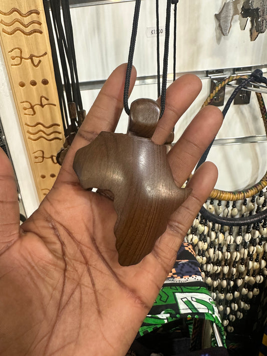 Colgante áfrica madera