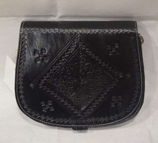 Bolsos cuero marruecos negro rafet8