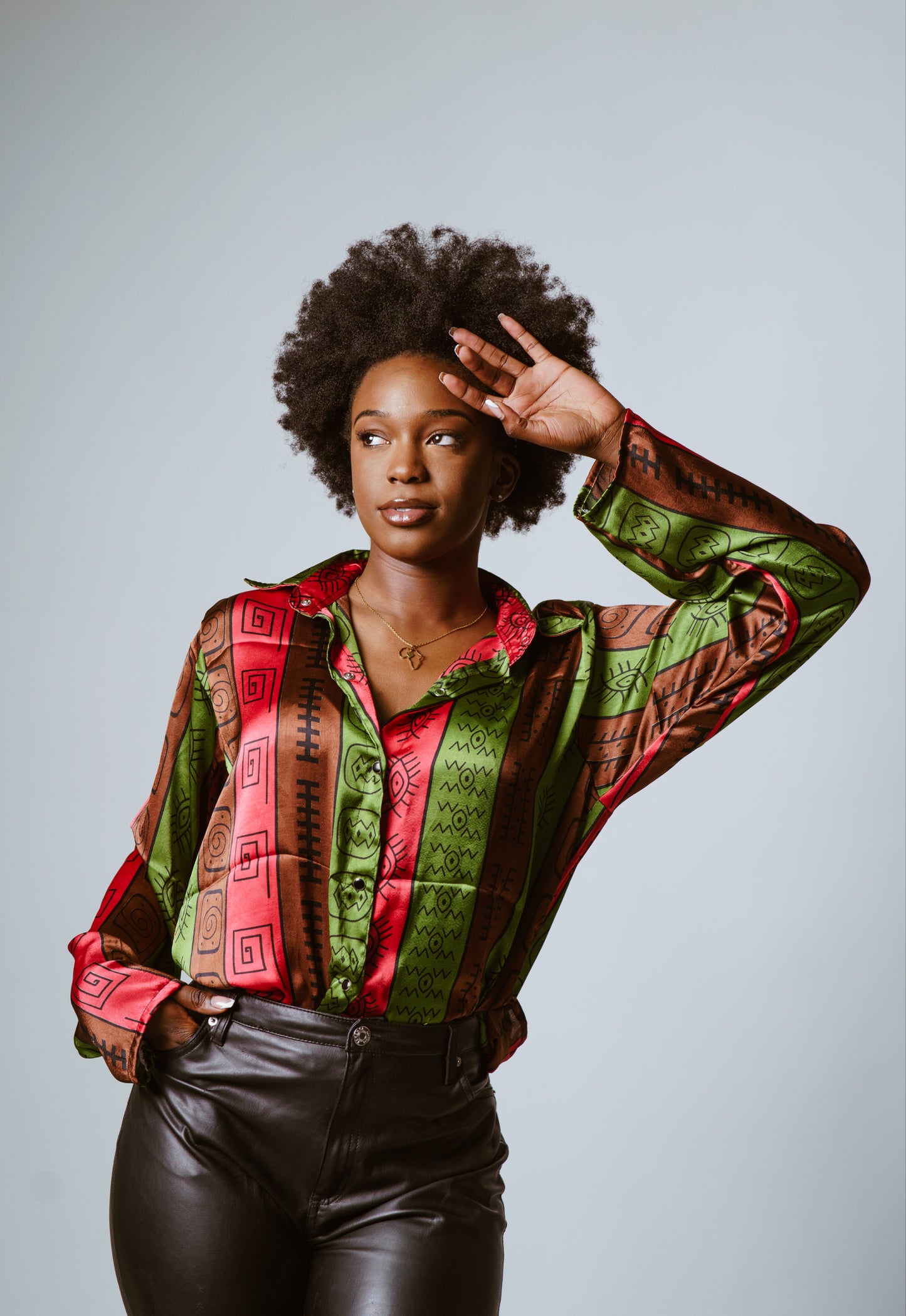 Camisa seda wax jogama 13