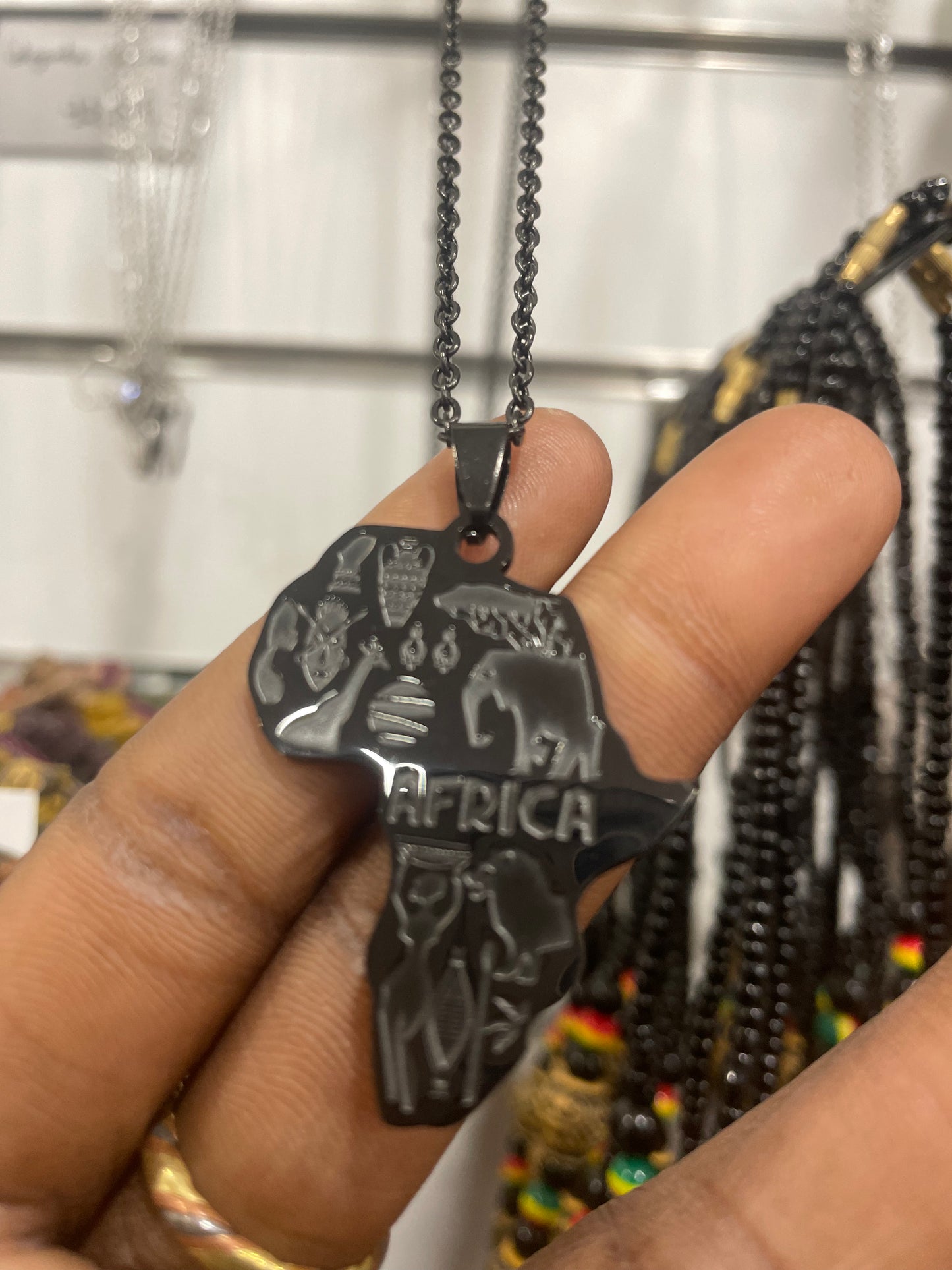 Colgante áfrica figuras