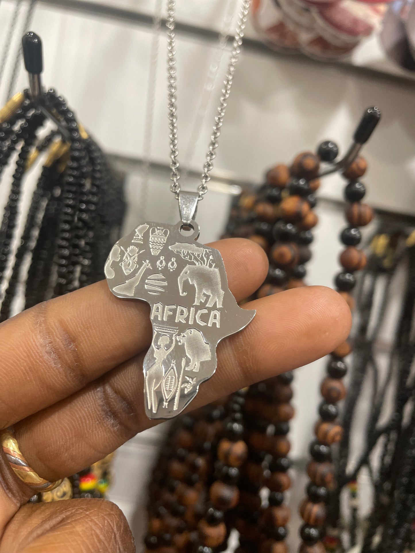 Colgante áfrica figuras