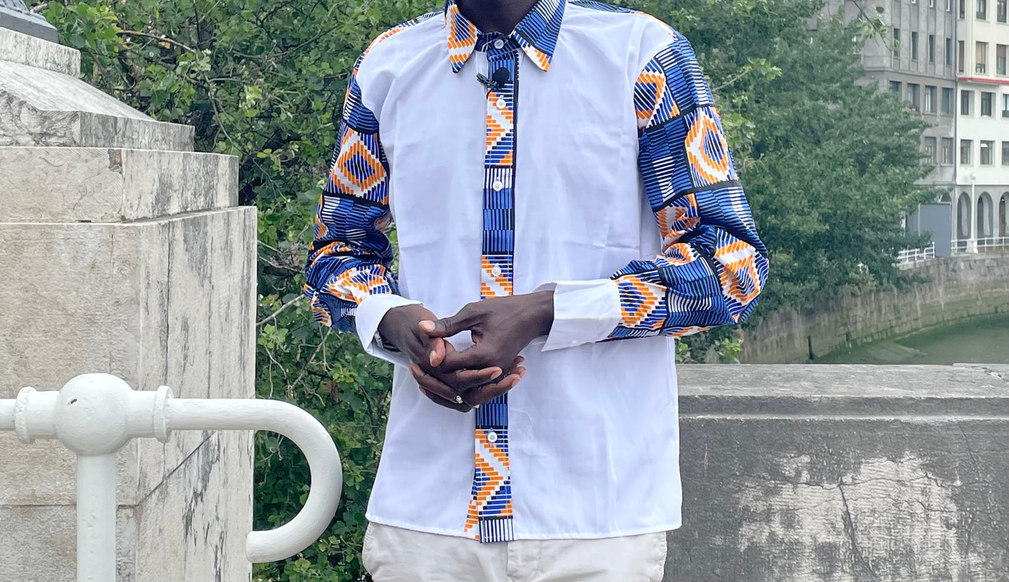 Camisa hombre en wax gorr10